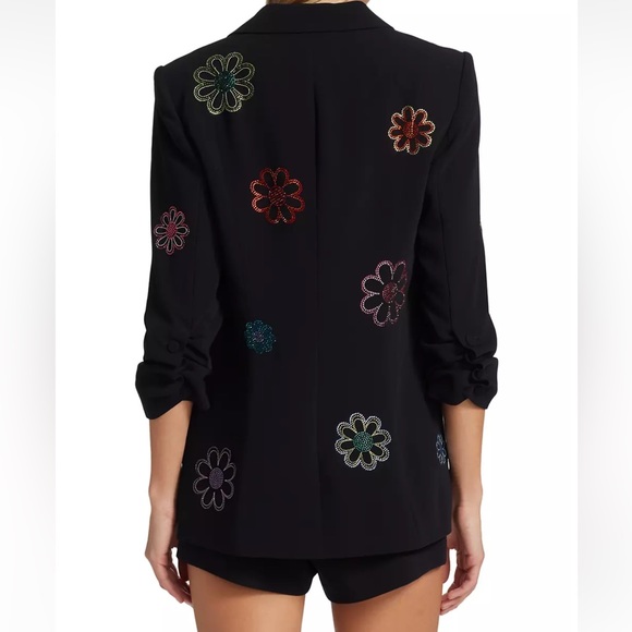 Cinq à Sept
Khloe Floral-Rhinestone Blazer - Picture 4 of 5